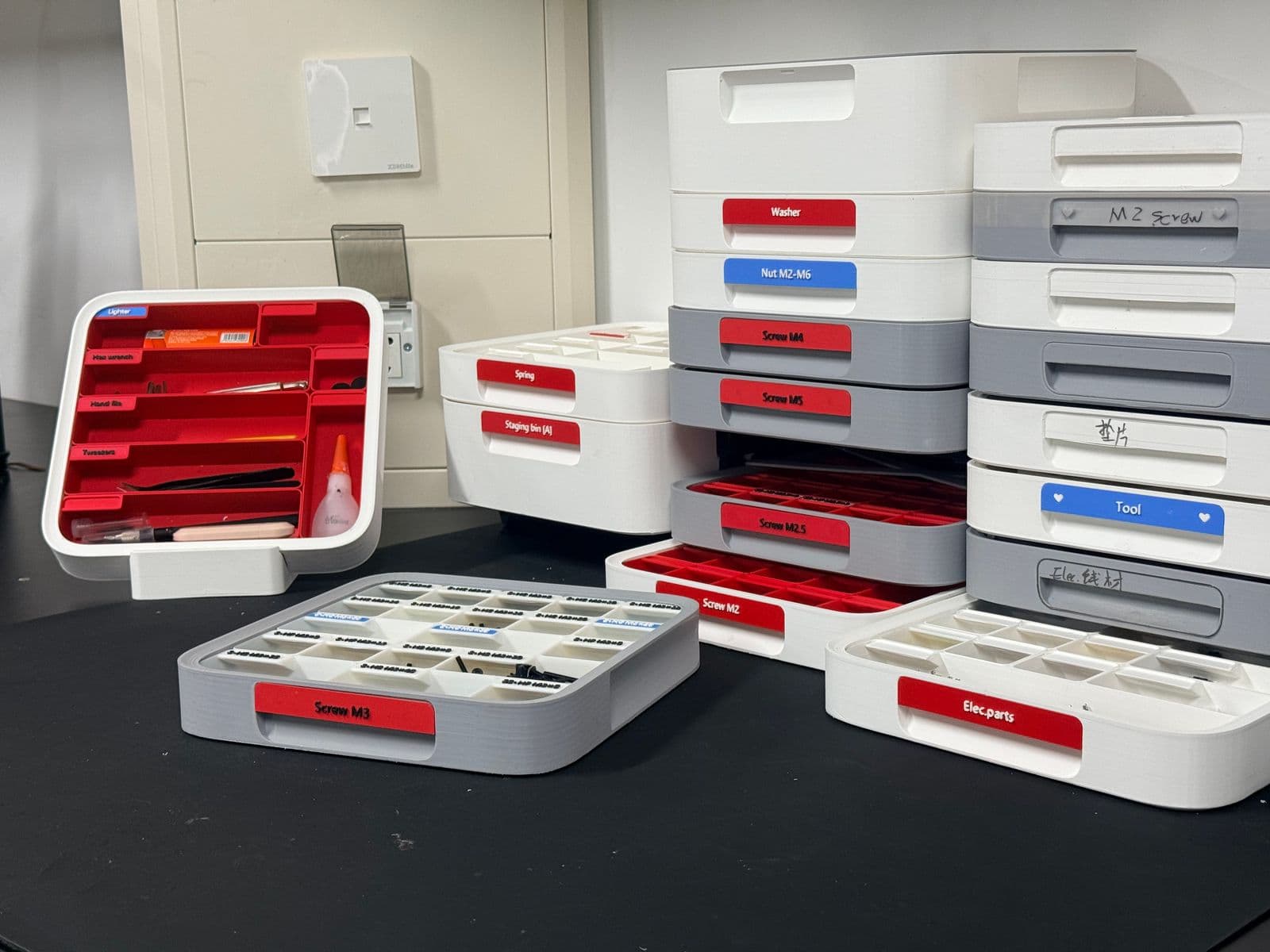Gridock - Stackable Parts Storage System / Storage Box — 3