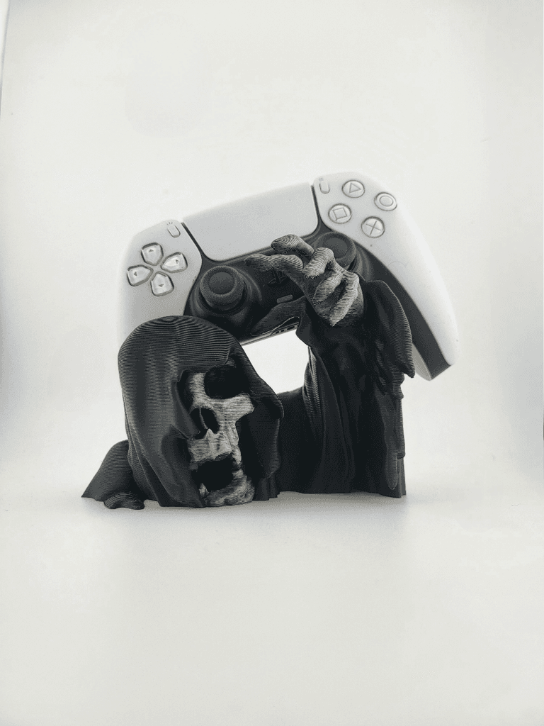 stand controller ps5 joystick holder skull — 1