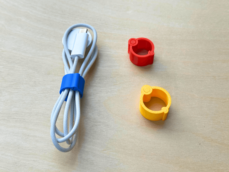 Cable Organizer / Snap Cable Clip - Print in place — 1
