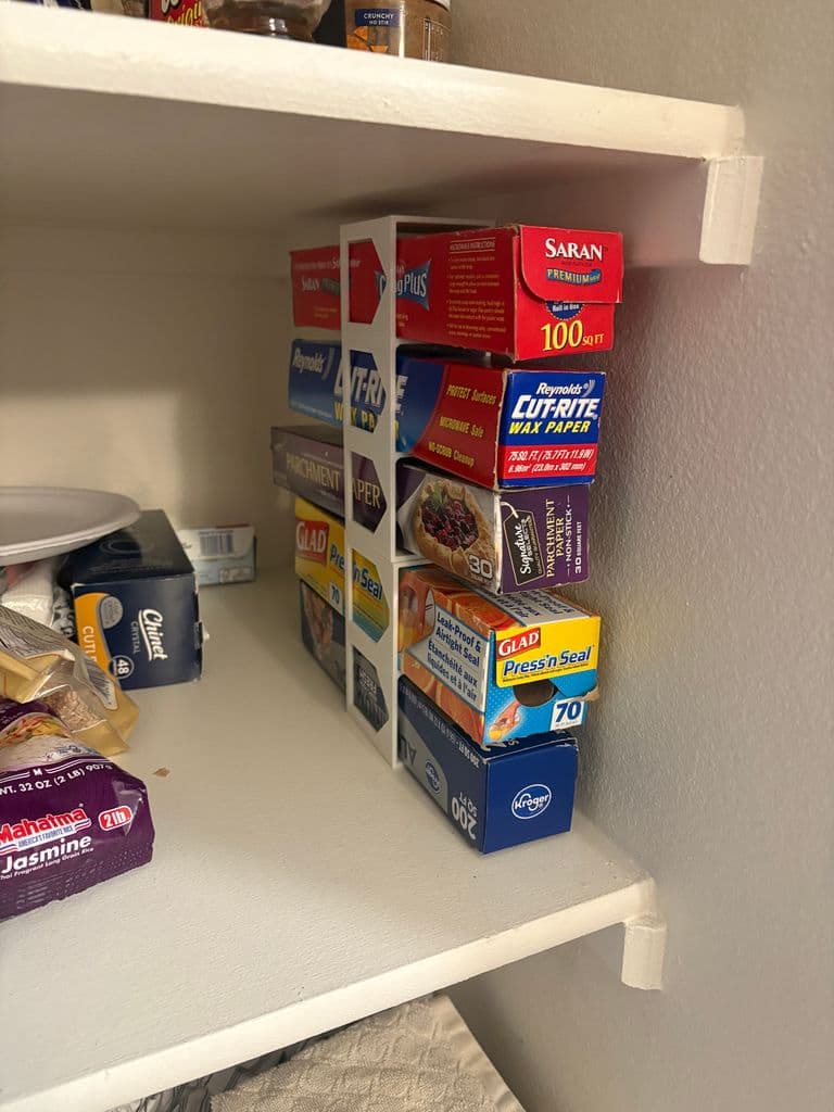 Kitchen Roll Dispenser Storage (Saran Wrap, etc.) — 1