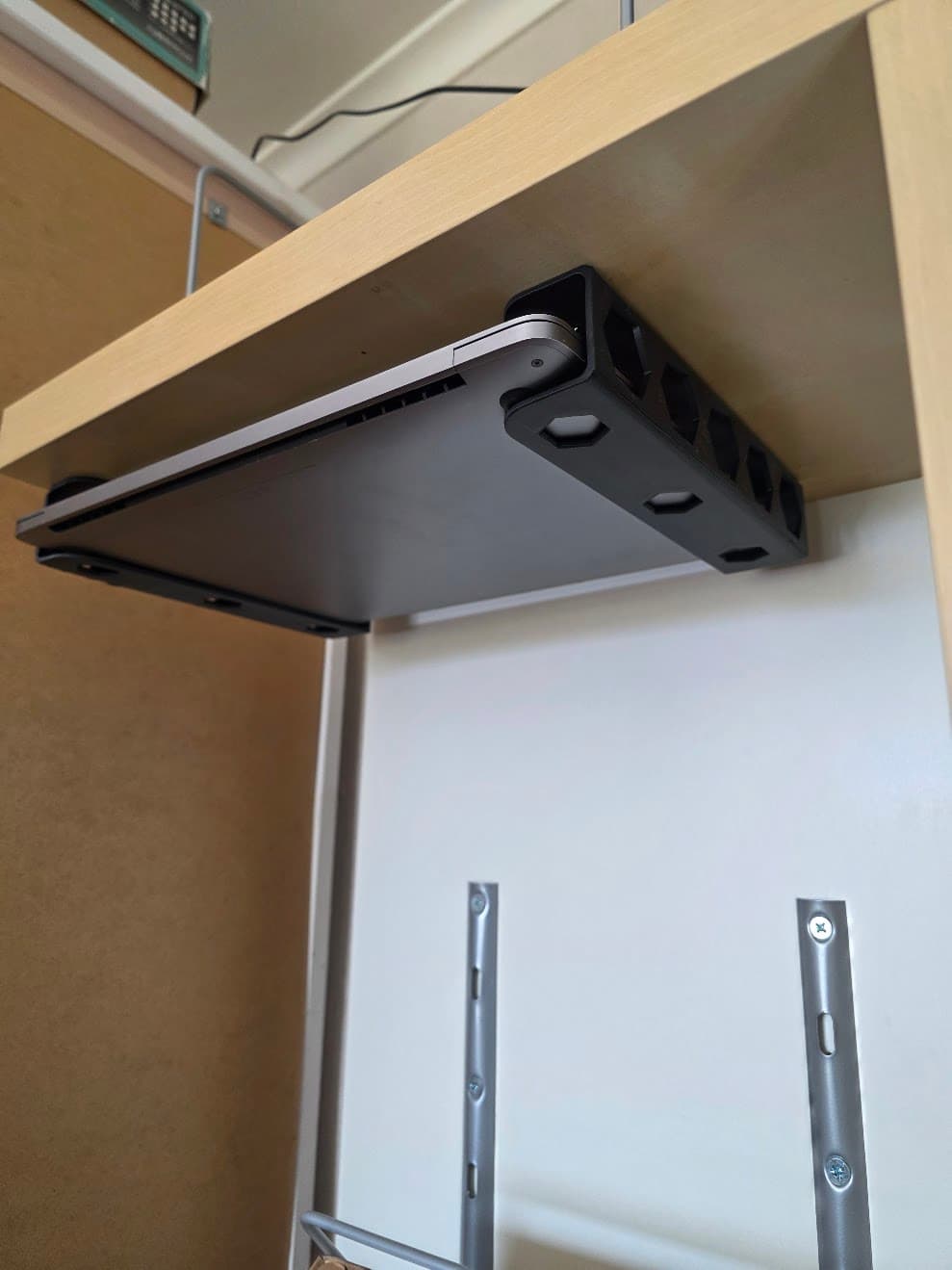 Under desk laptop holder — 1