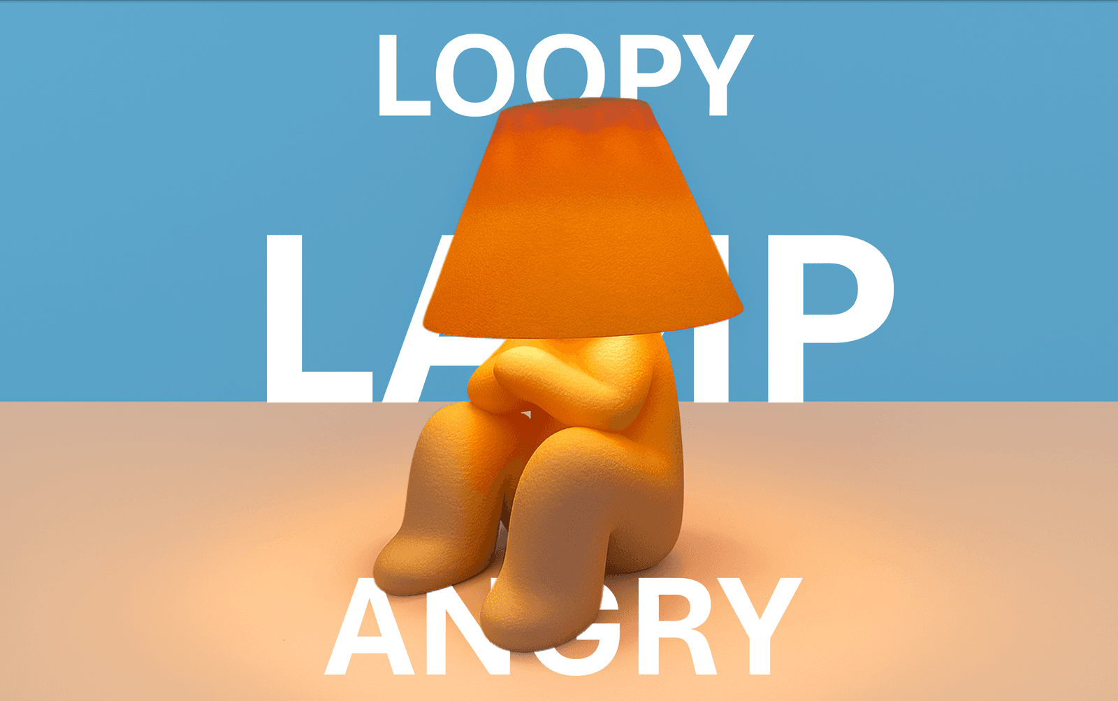 LOOPY LAMP - BOLD (LED LAMP KIT - MH001 - KC007) — 3