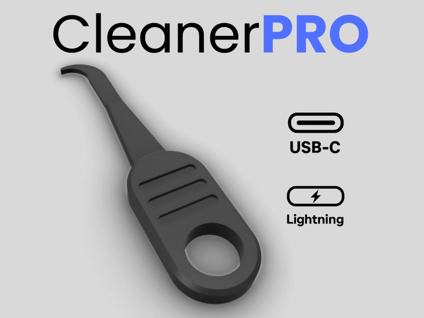 Cleaner PRO| Charging Port | USB C | Lightning — 1