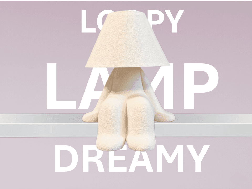 LOOPY LAMP - DREAMY (LED LAMP KIT - MH001 - KC007) — 2