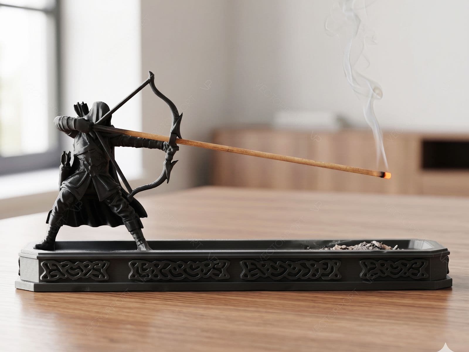 Archer Incense Holder – Fantasy Ash Catcher #024 — 2