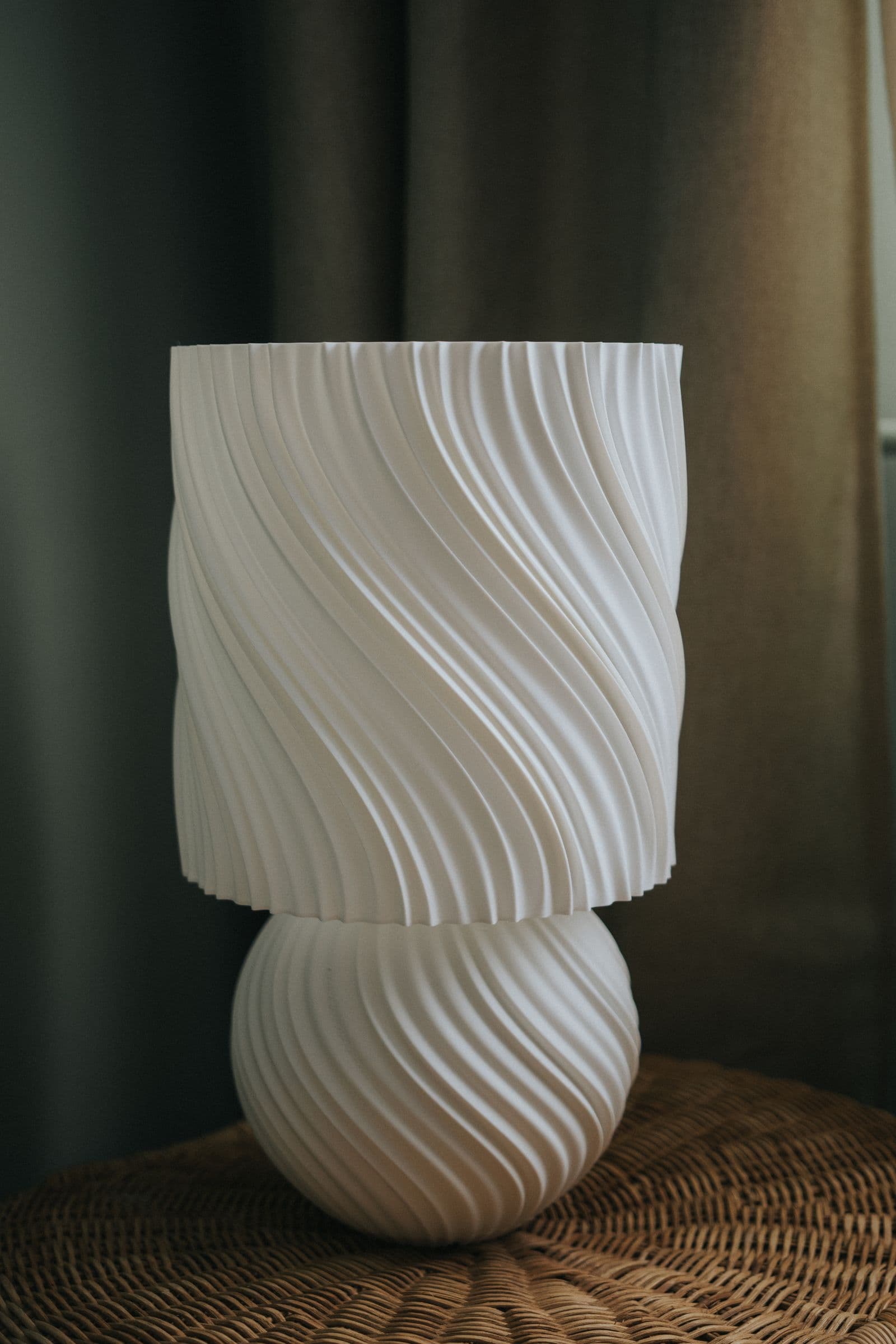 STONED LAMP — Japandi Ambient Wave Table Lamp — 4