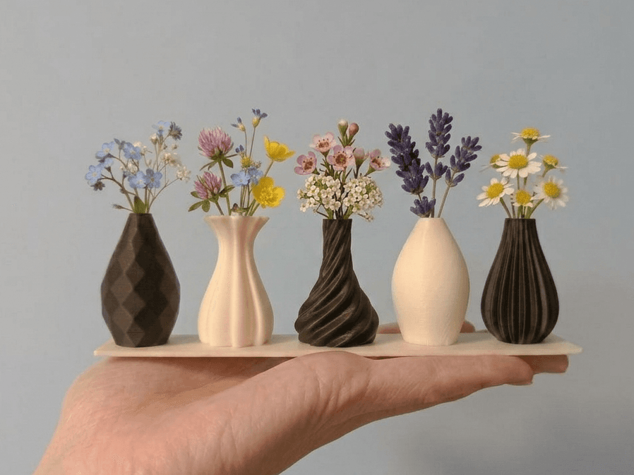 5 Mini Bud Vases Set — 9