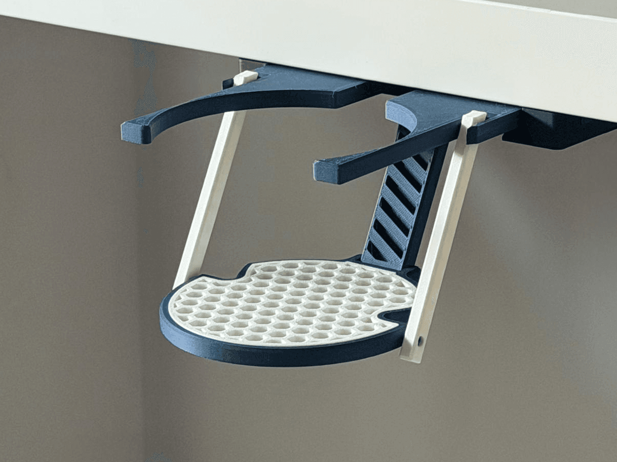 Parametric Foldable Under-Desk Cup Holder — 5