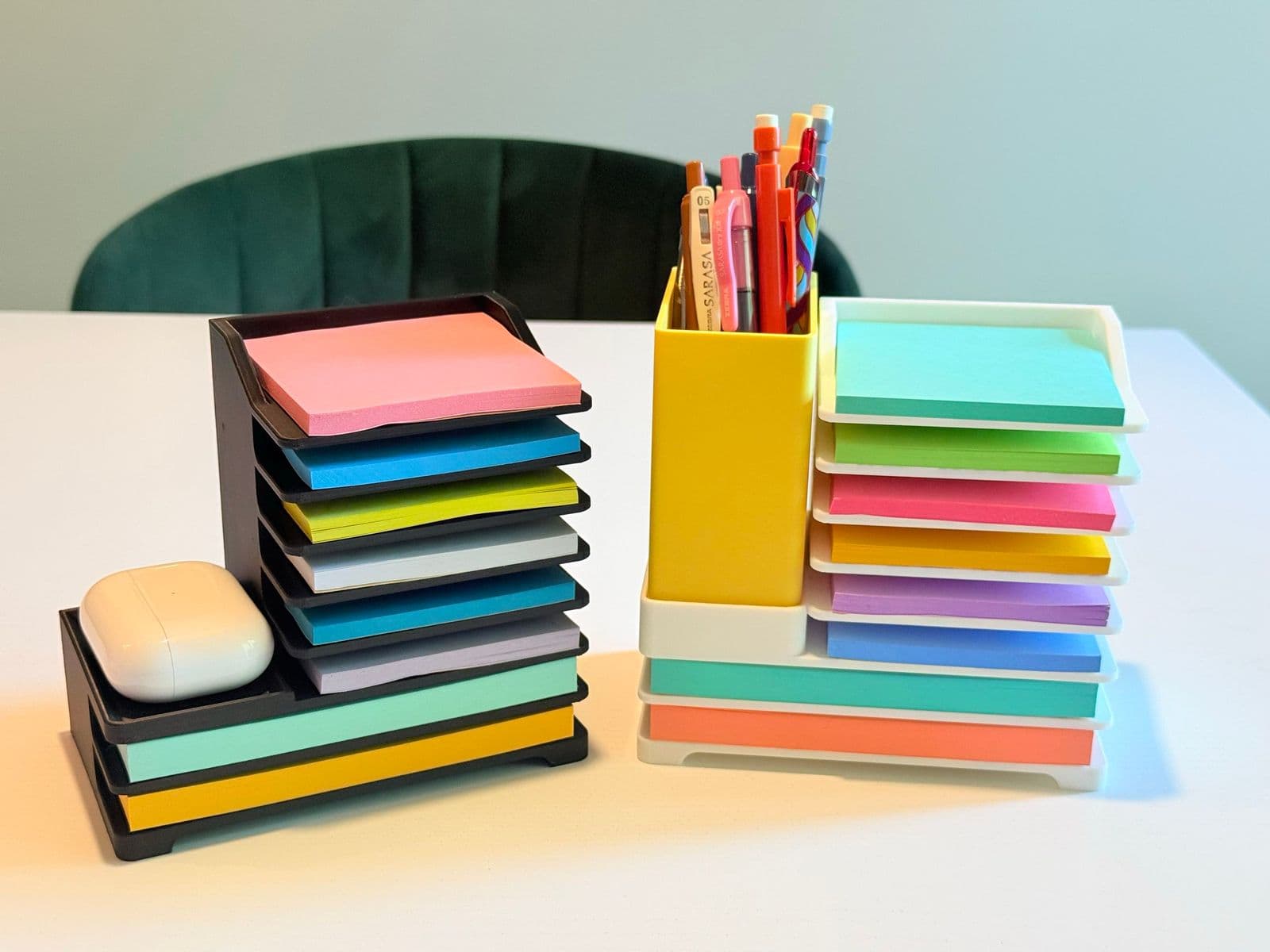 Sticky Note Tray & Pen Holder — 2