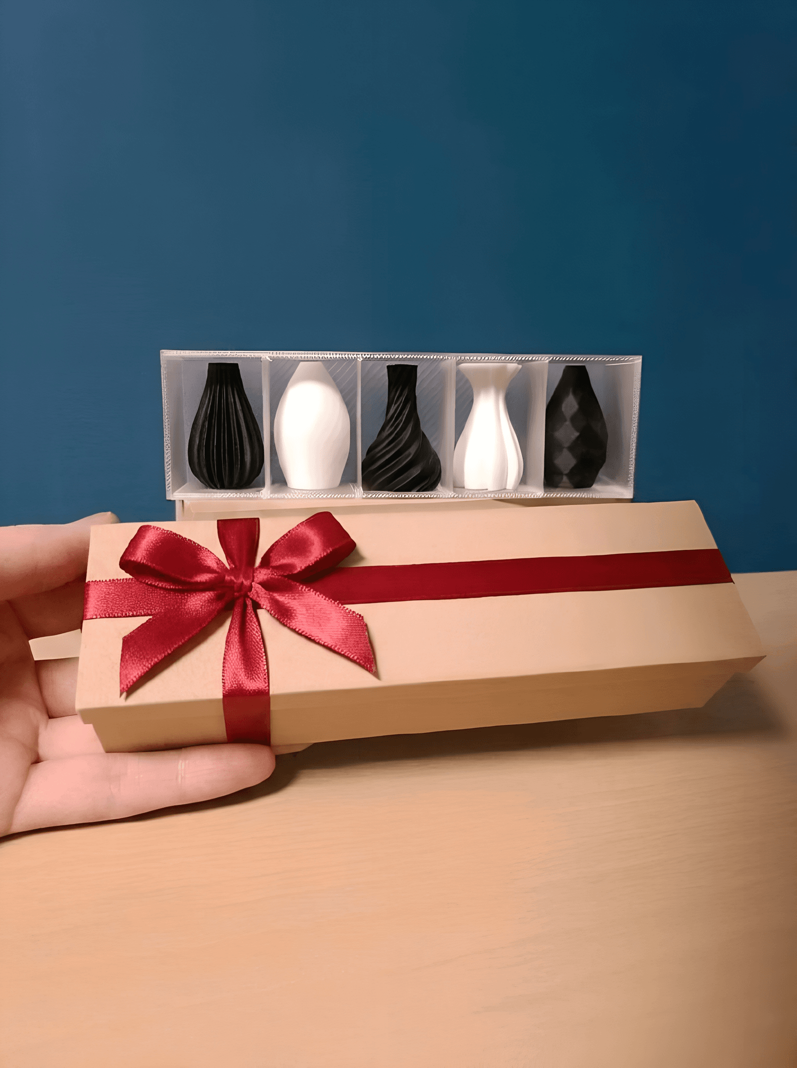 5 Mini Bud Vases Set — 8