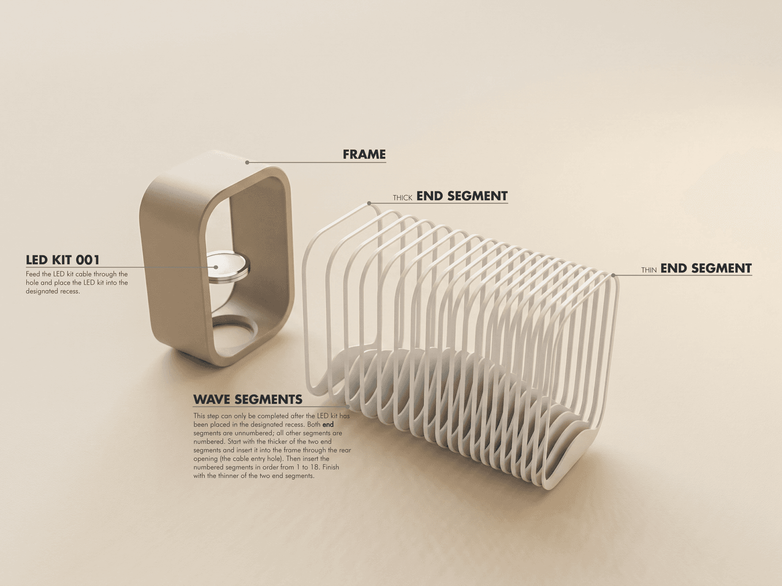 Design Lamp - The Wave — 3