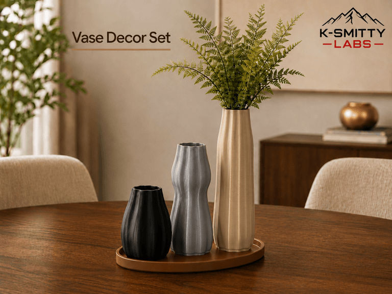 Modern Vase Decor Set — 5