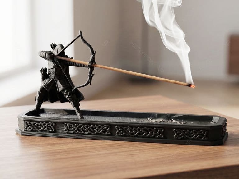 Archer Incense Holder – Fantasy Ash Catcher #024 — 1