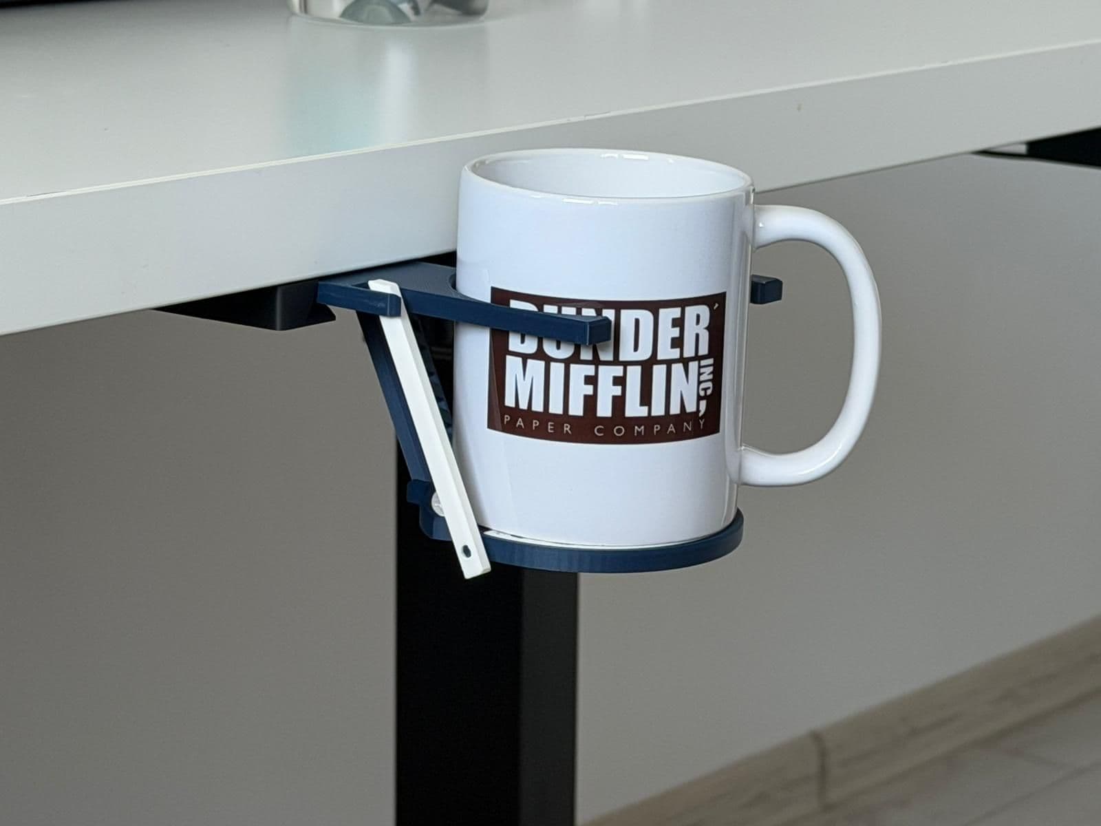 Parametric Foldable Under-Desk Cup Holder — 4