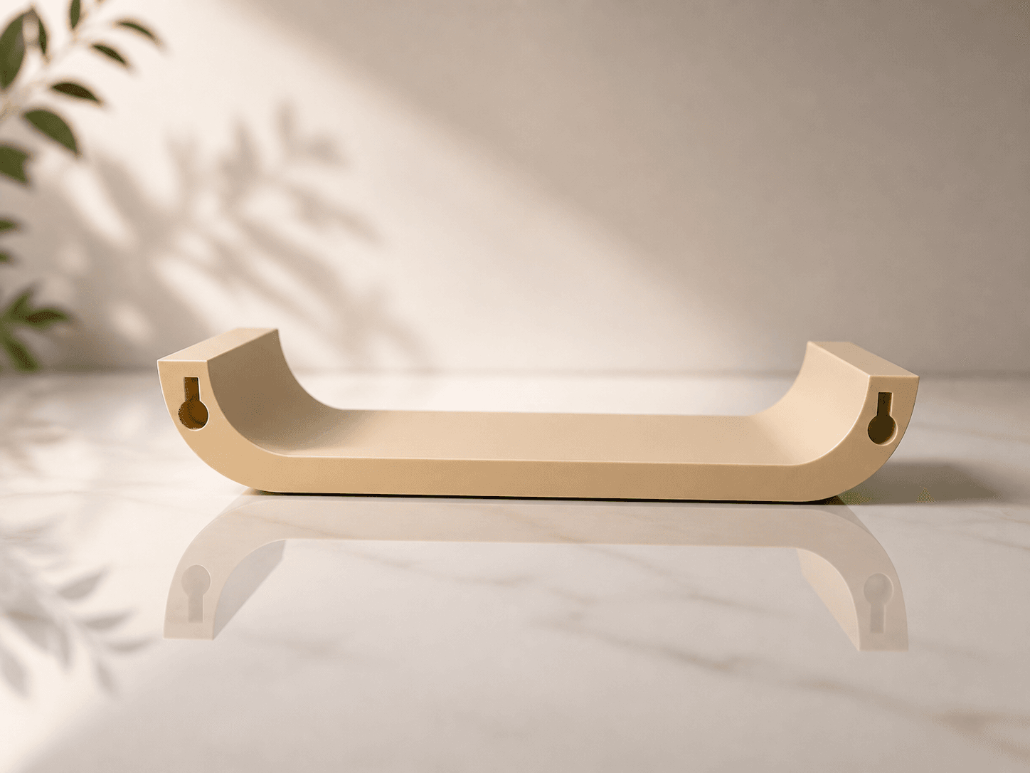 Parametric Wall Shelf with Hidden Keyhole Mount — 2