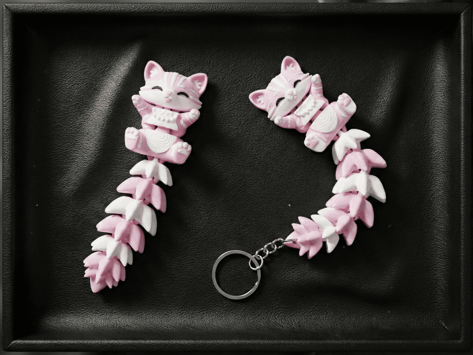 Fluffy Tail Cute Flexi Cat Toy / Keychain — 6