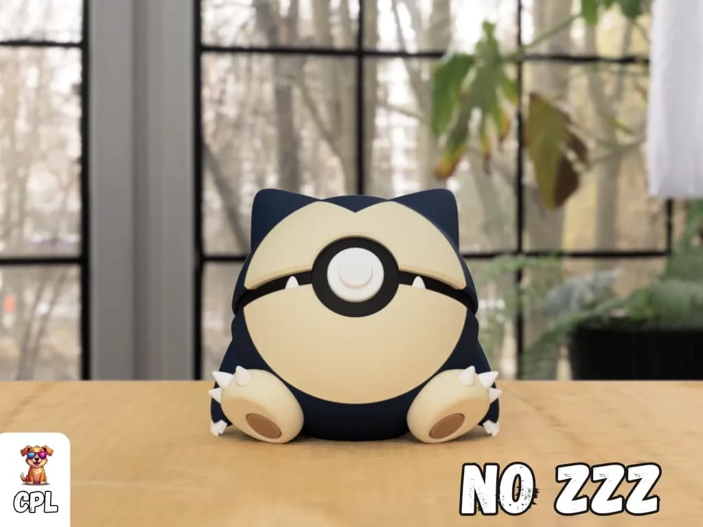 Snorlax Pokeball Sleeping — 3