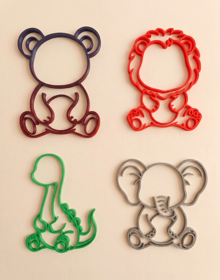 Minimalist Animal Line Art Wall Decor Set — 3