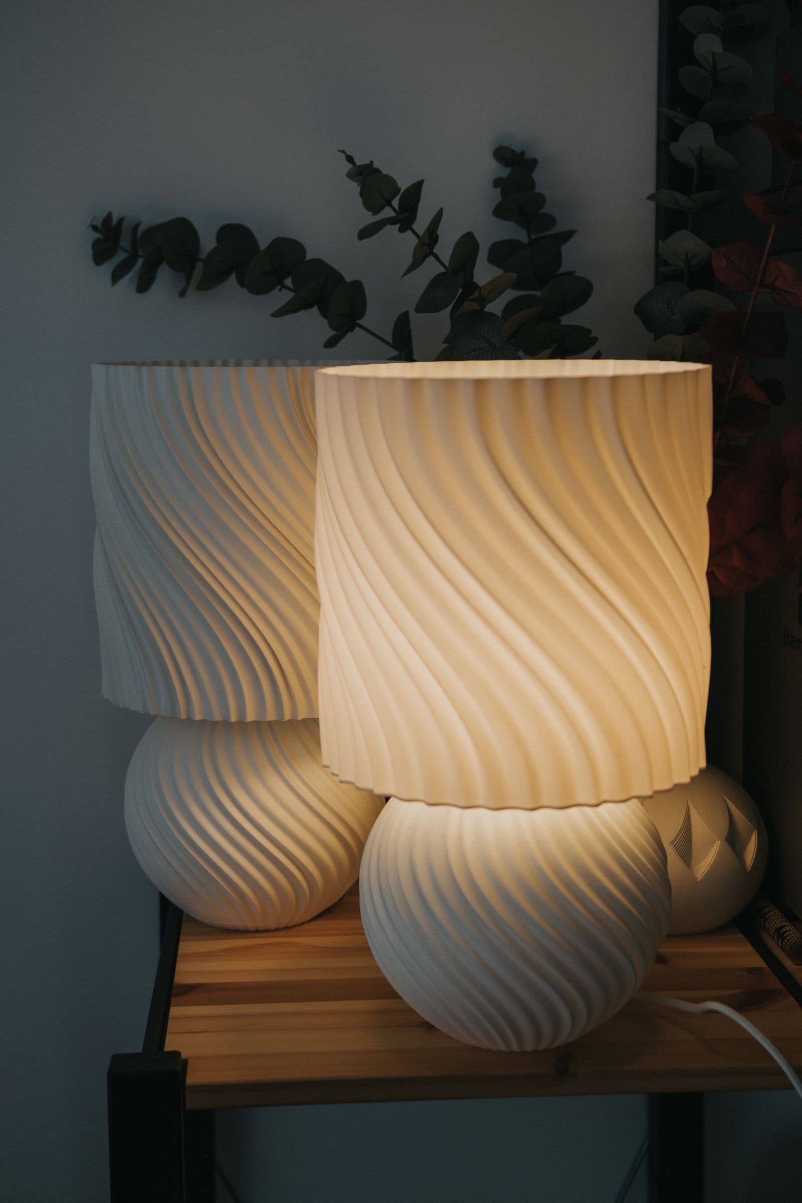 STONED LAMP — Japandi Ambient Wave Table Lamp — 5