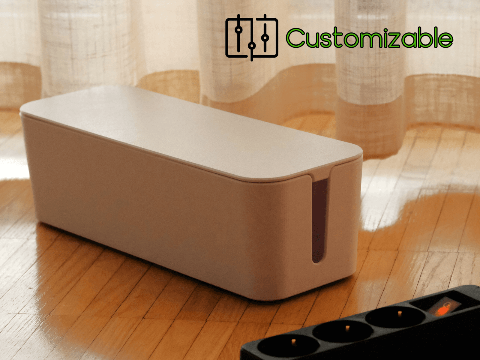 Clean Cable Box – Parametric & Fully Adjustable — 4