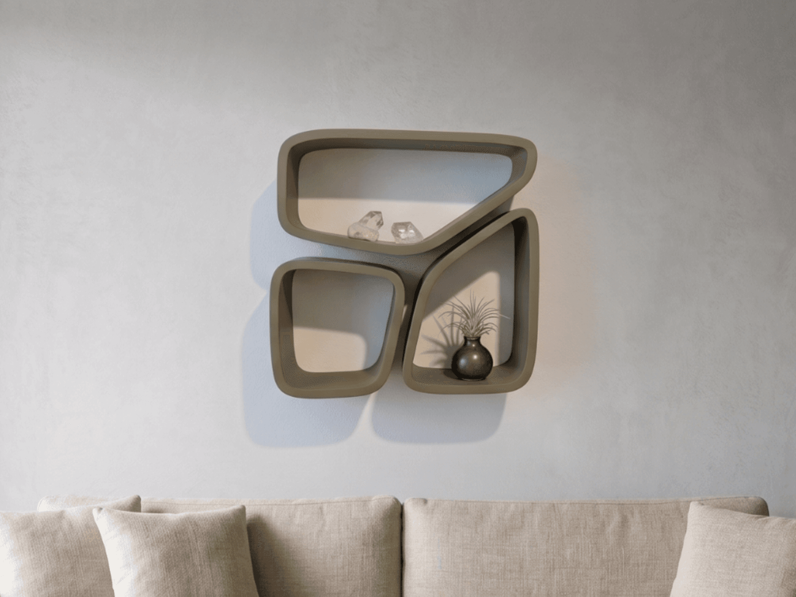 Organic Voronoi Wall Shelf Modules — 7