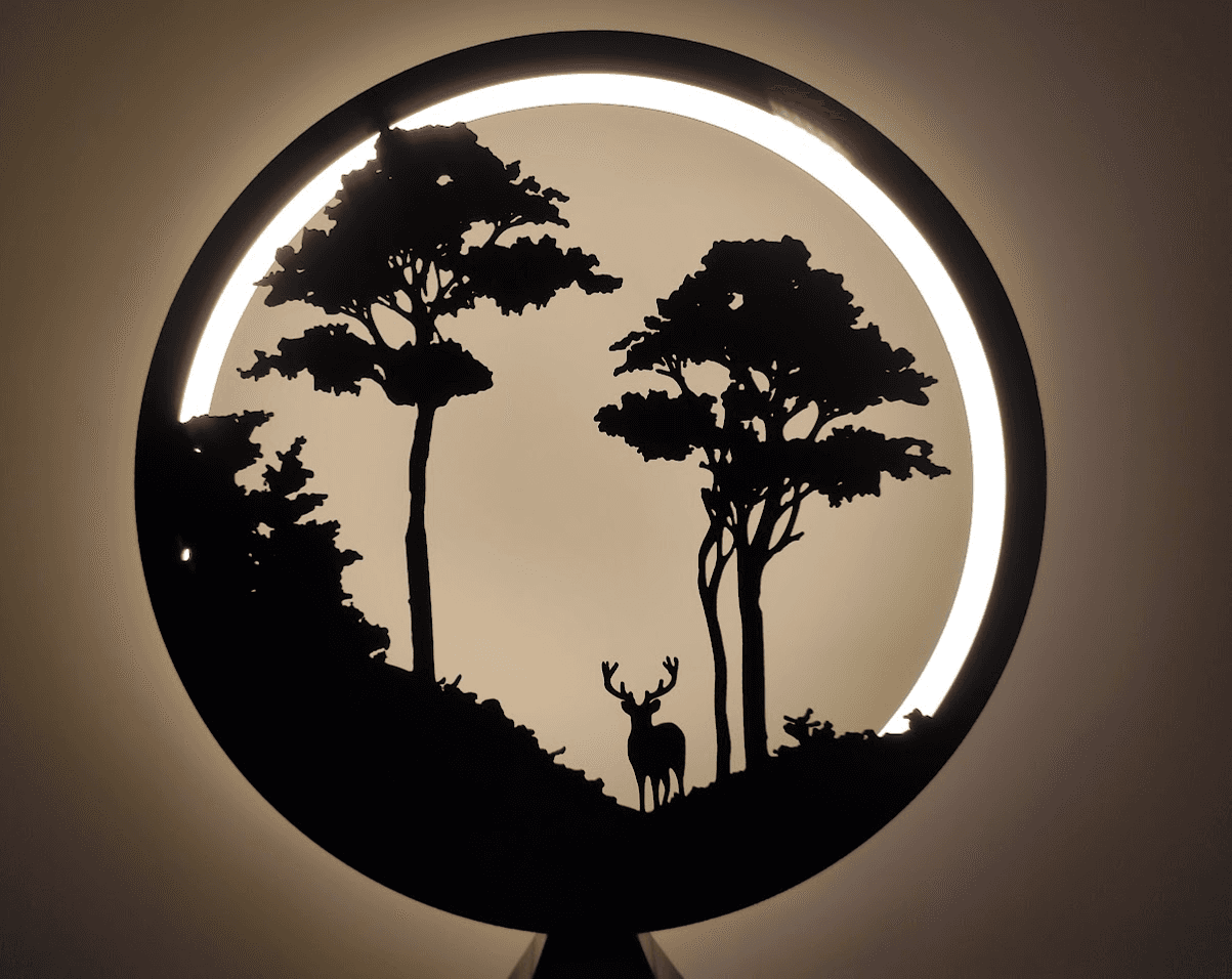 Ring Lamp with replaceable panels — 9