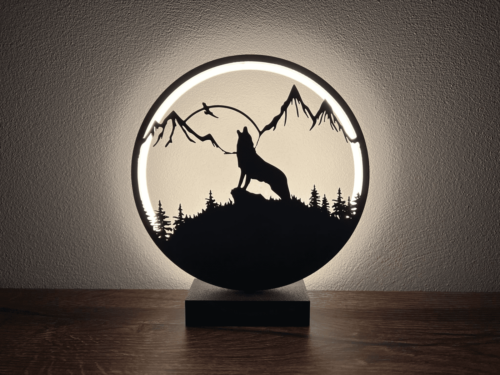 Led Ring Lamp with replacement panels — 3