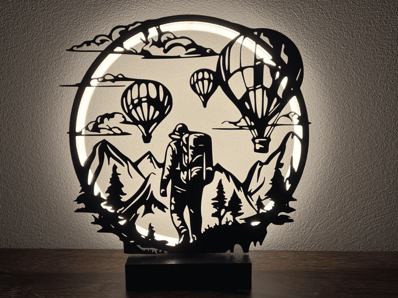 Led Ring Lamp with replacement panels — 9