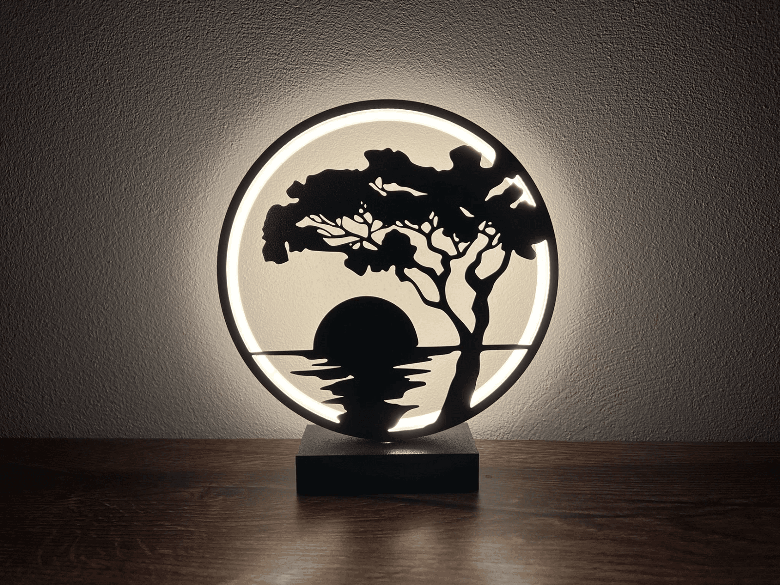 Led Ring Lamp with replacement panels — 2