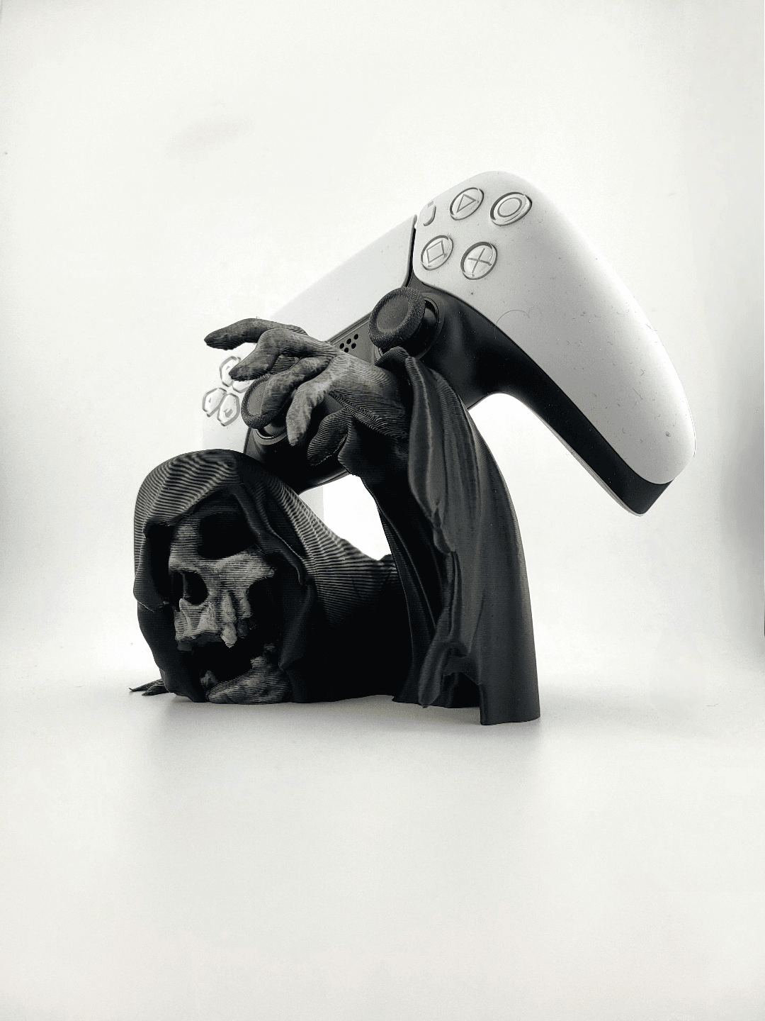 stand controller ps5 joystick holder skull — 3