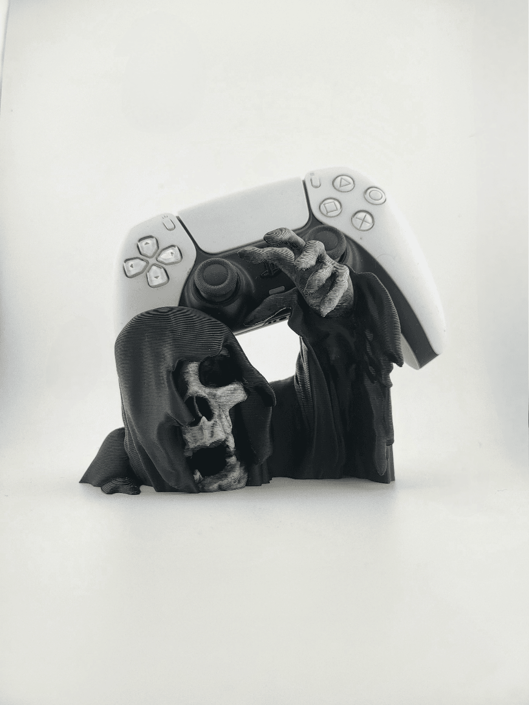 stand controller ps5 joystick holder skull — 1