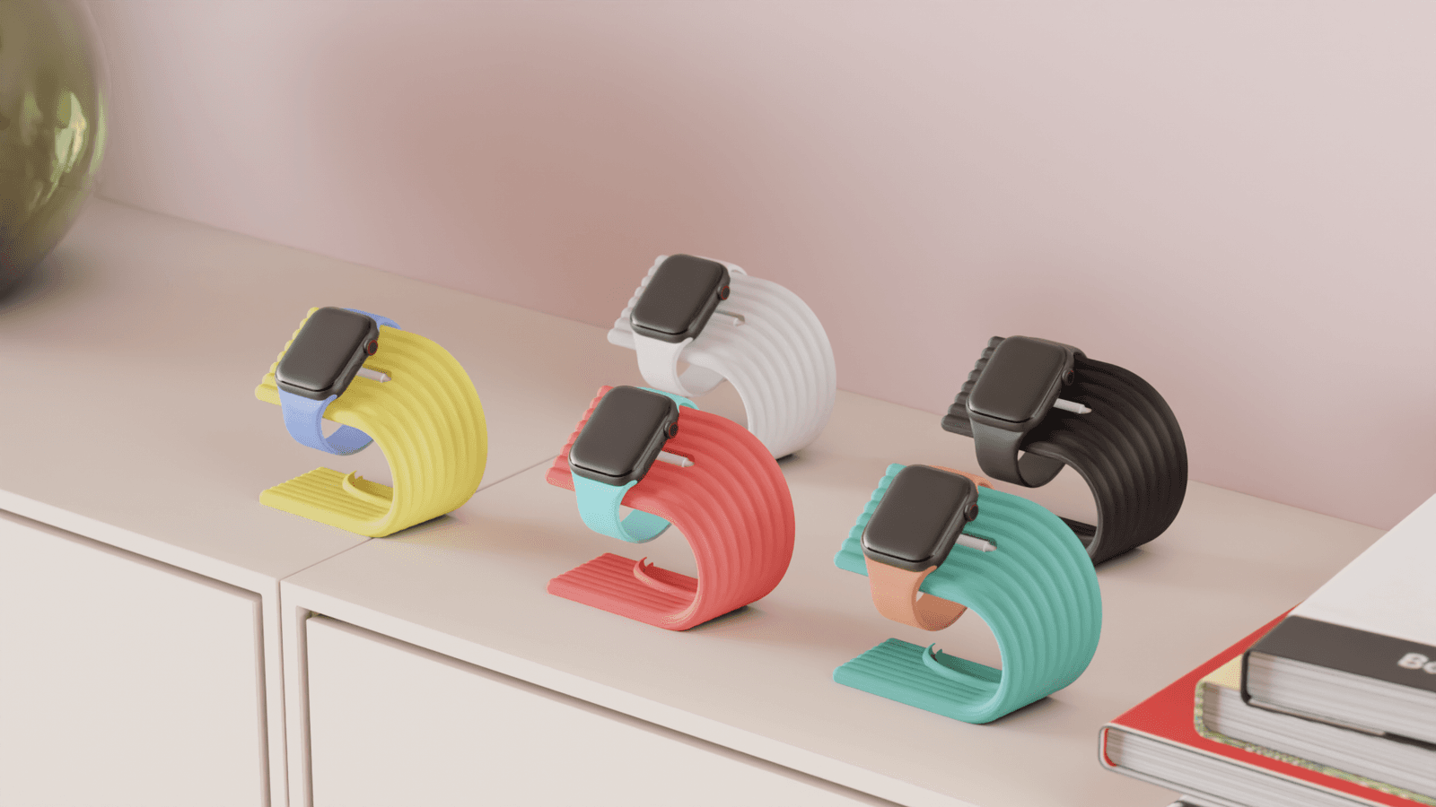 Modern Apple Watch Charging Stand. Easy Print — 1