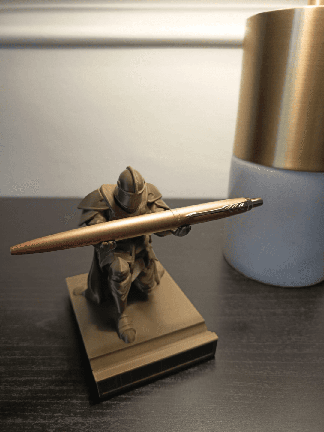 Knight of the Quill Medieval Knight Pen Holder — 1