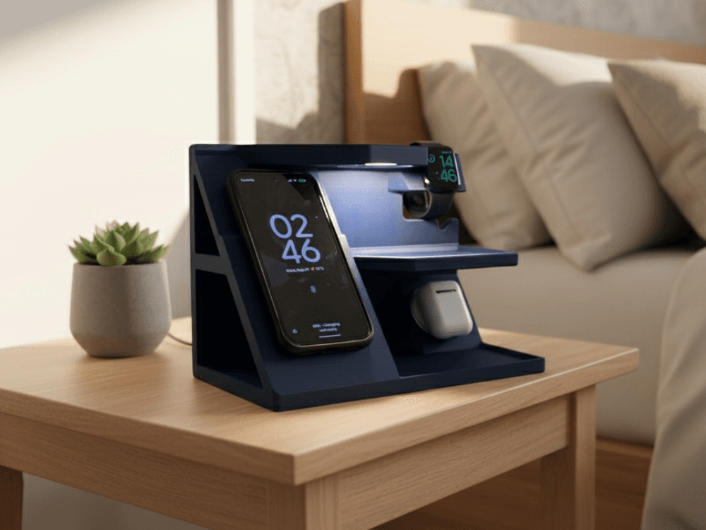 BedSide Table Lamp & Organizer | Apple Magsafe — 4