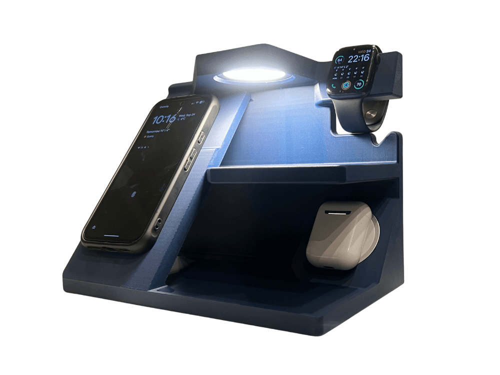 BedSide Table Lamp & Organizer | Apple Magsafe — 2