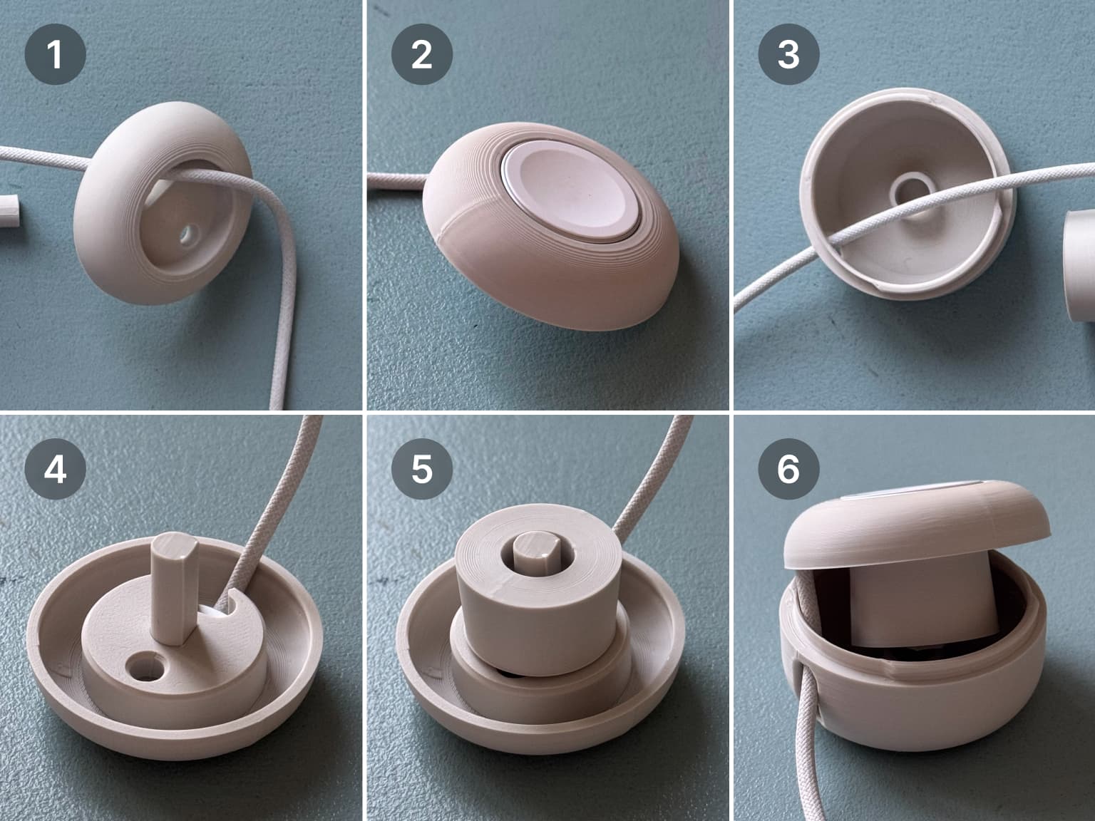 Compact apple watch wind up travel charger holder — 4