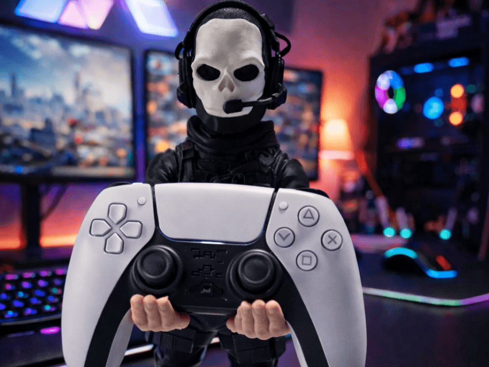 Skull Guardian – PS5 Controller Holder — 3