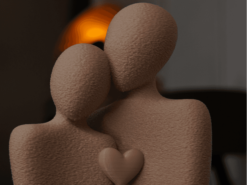 Love statue - Valentine's Day — 2