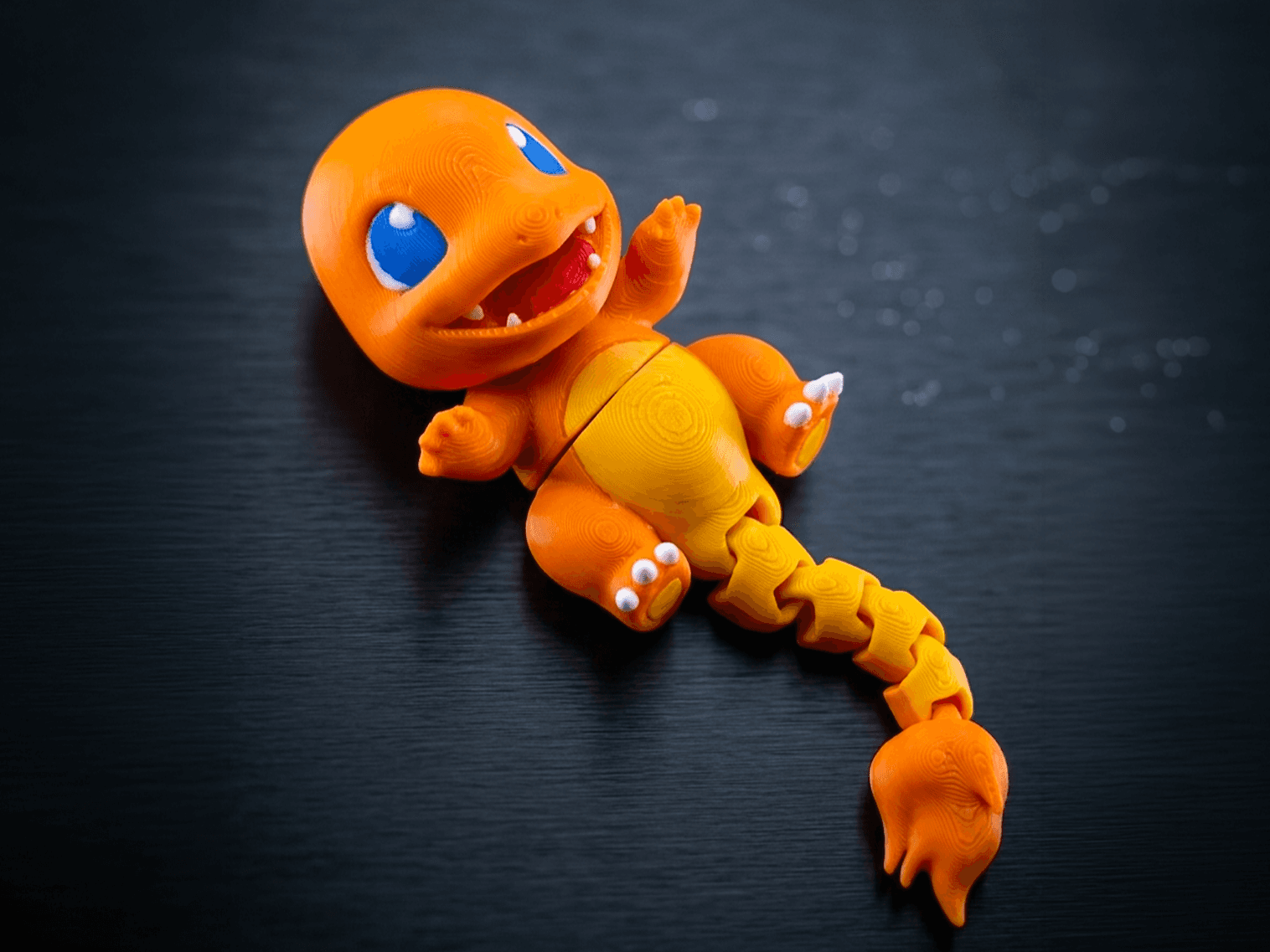 Articulated Charmander Dragon Keychain — 5