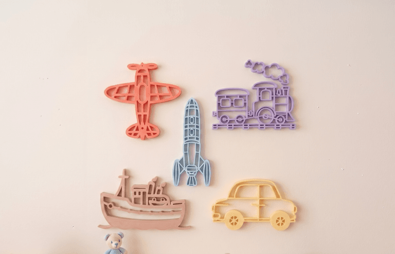 Baby Room Decoration - Fun Vehicles — 1
