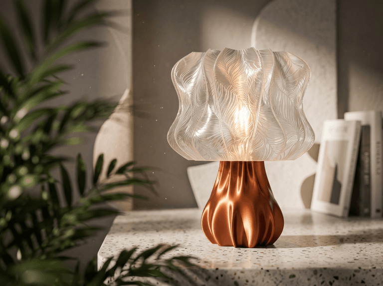 Serenelle Petal Lamp – Organic Sculptural Lamp — 1