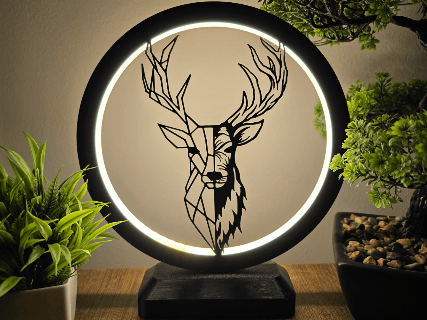 Ring LED Lamp - Deer — 3