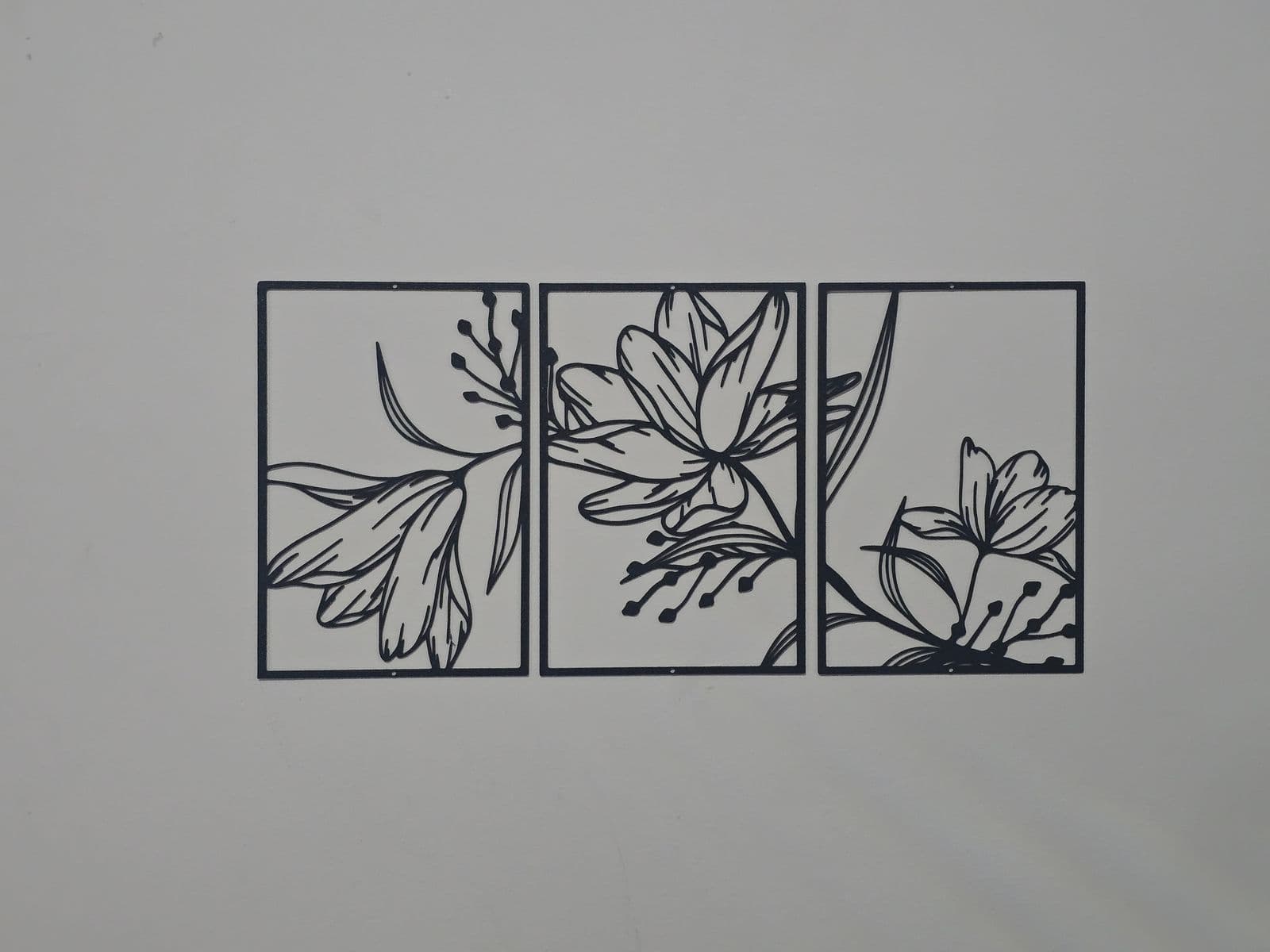 Lily Flower Wall Art panels — 1