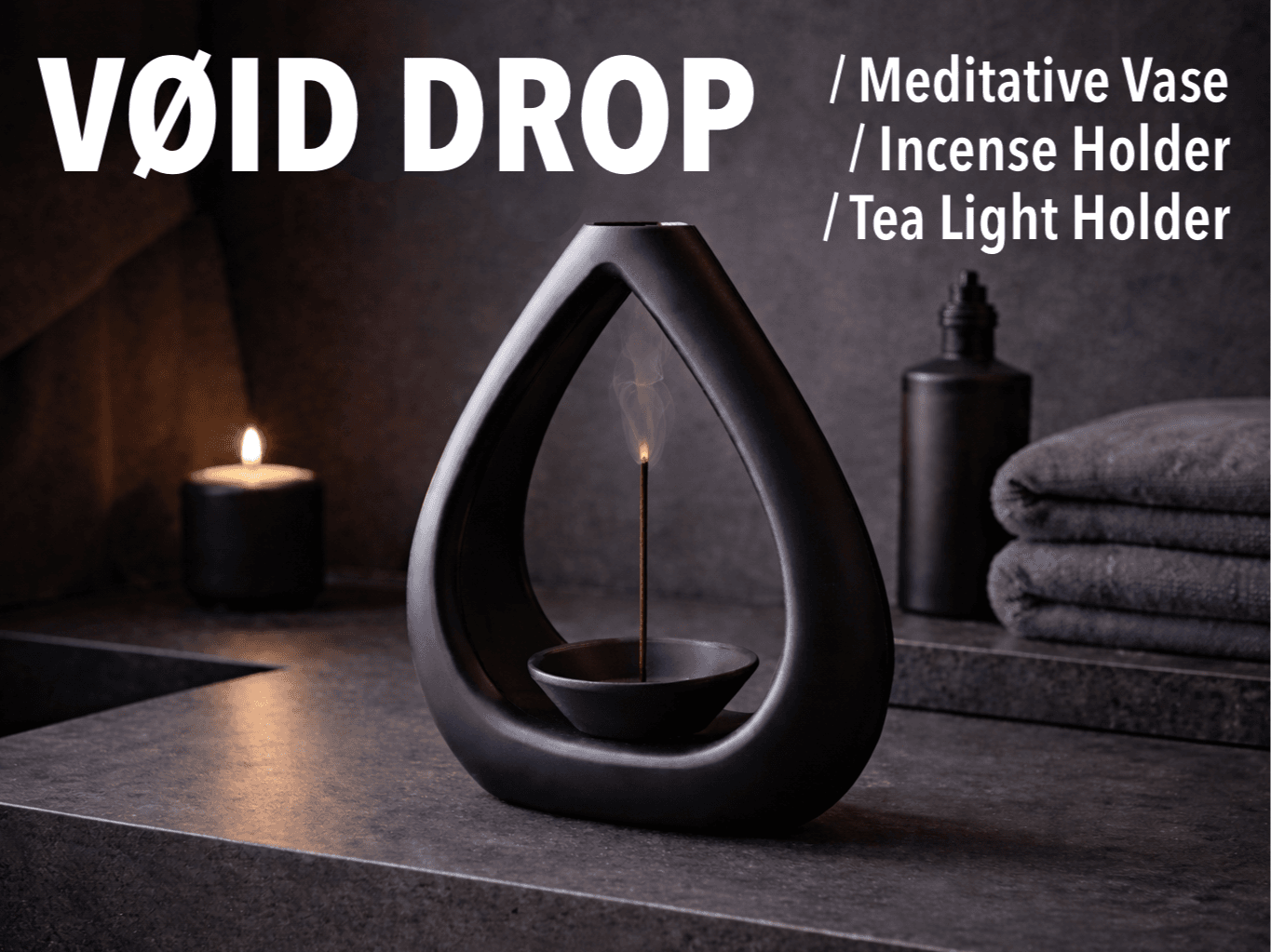 VØID DROP, Multi-functional Mindfulness Vase — 7