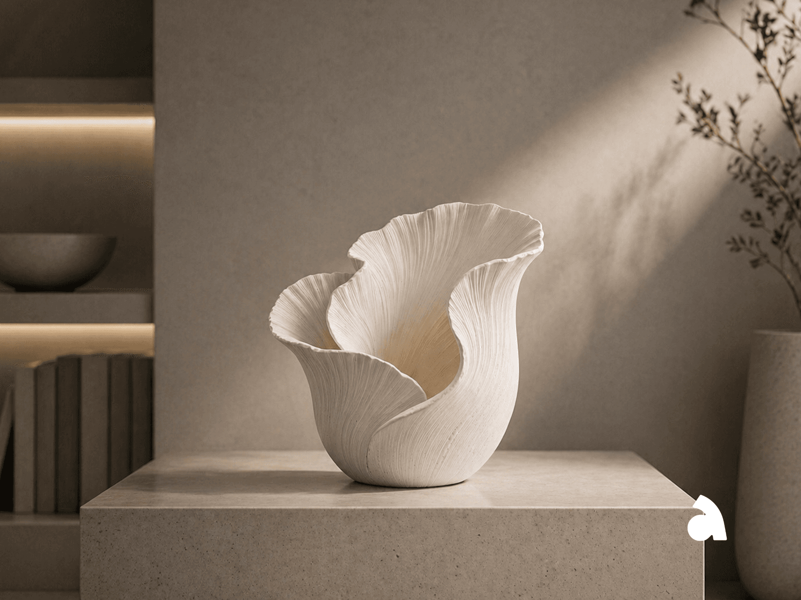 Soft Curl - Sculptural Decor — 1