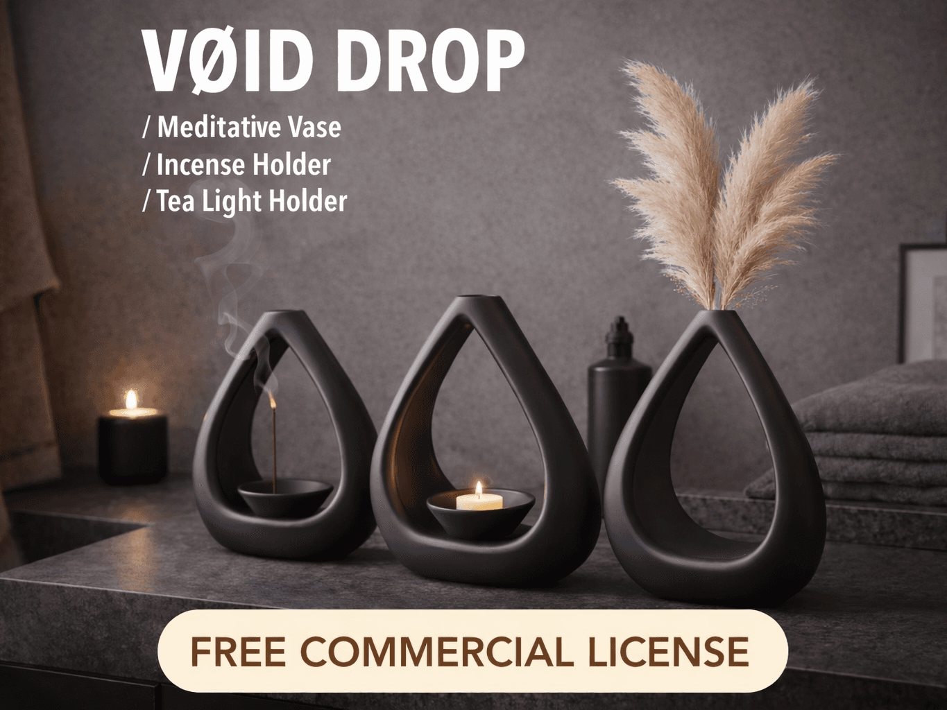 VØID DROP, Multi-functional Mindfulness Vase — 6