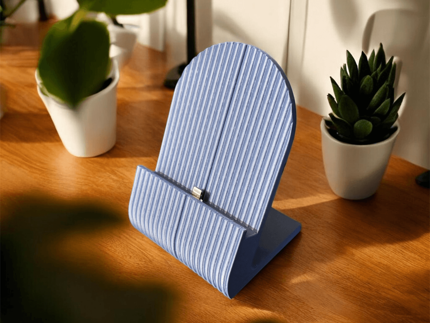 Phone stand with charger — 3