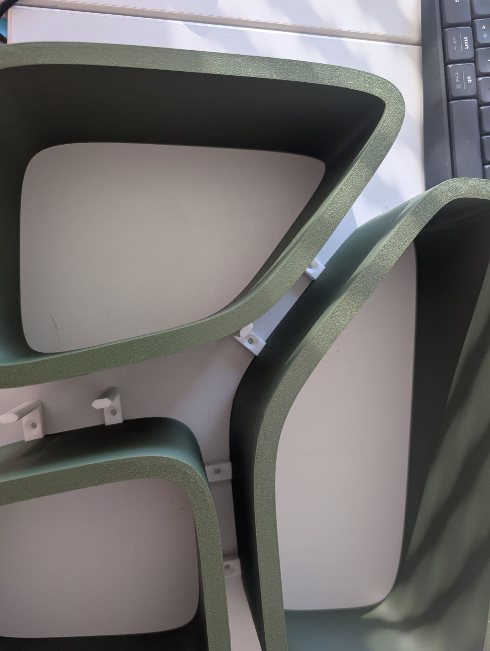 Organic Voronoi Wall Shelf Modules — 2