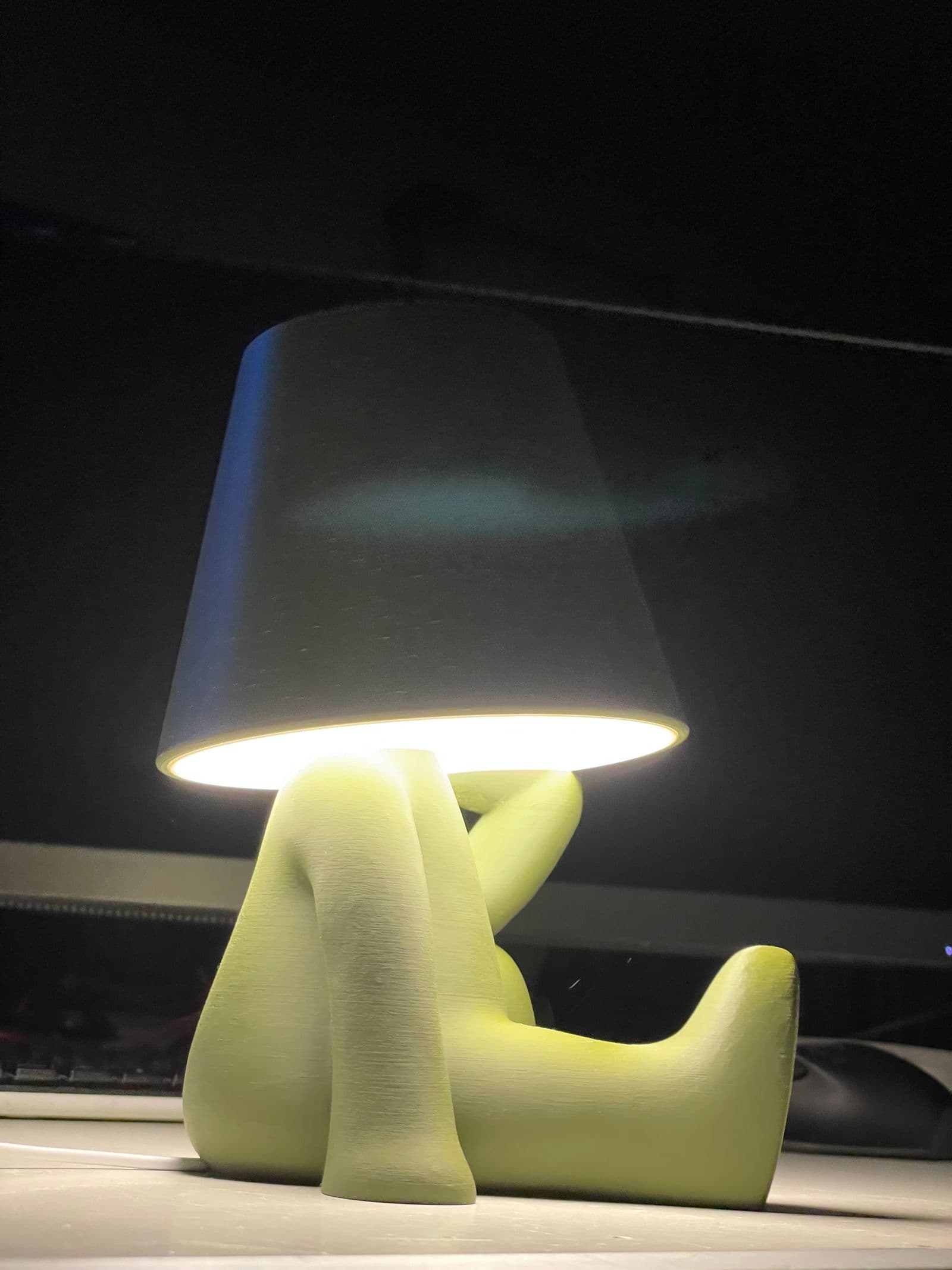 Little Man Lying Lamp KIT LAMP 001 Hidden Wire — 2