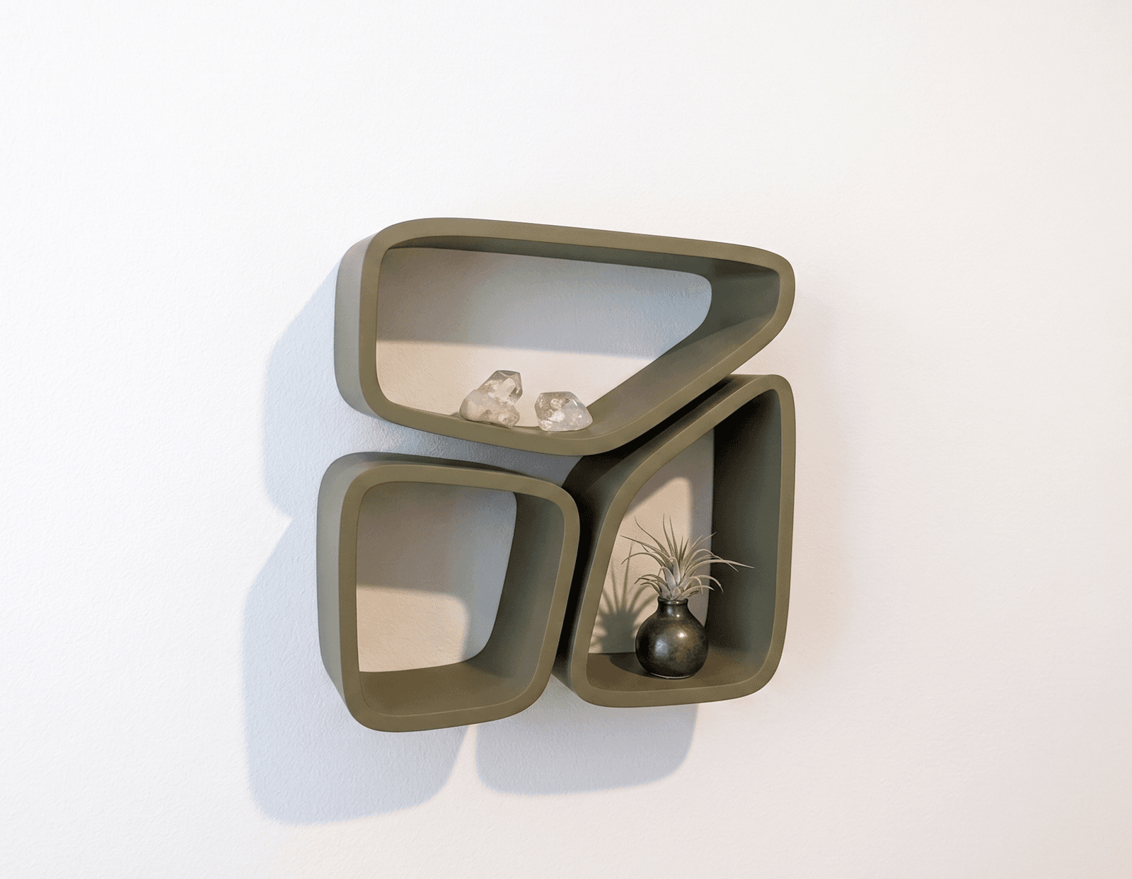 Organic Voronoi Wall Shelf Modules — 1